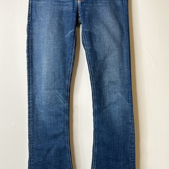 MOTHER Jeans The Runaway Fray in Girl Crush | Size 28 | Flare Raw Hem - Picture 10 of 16